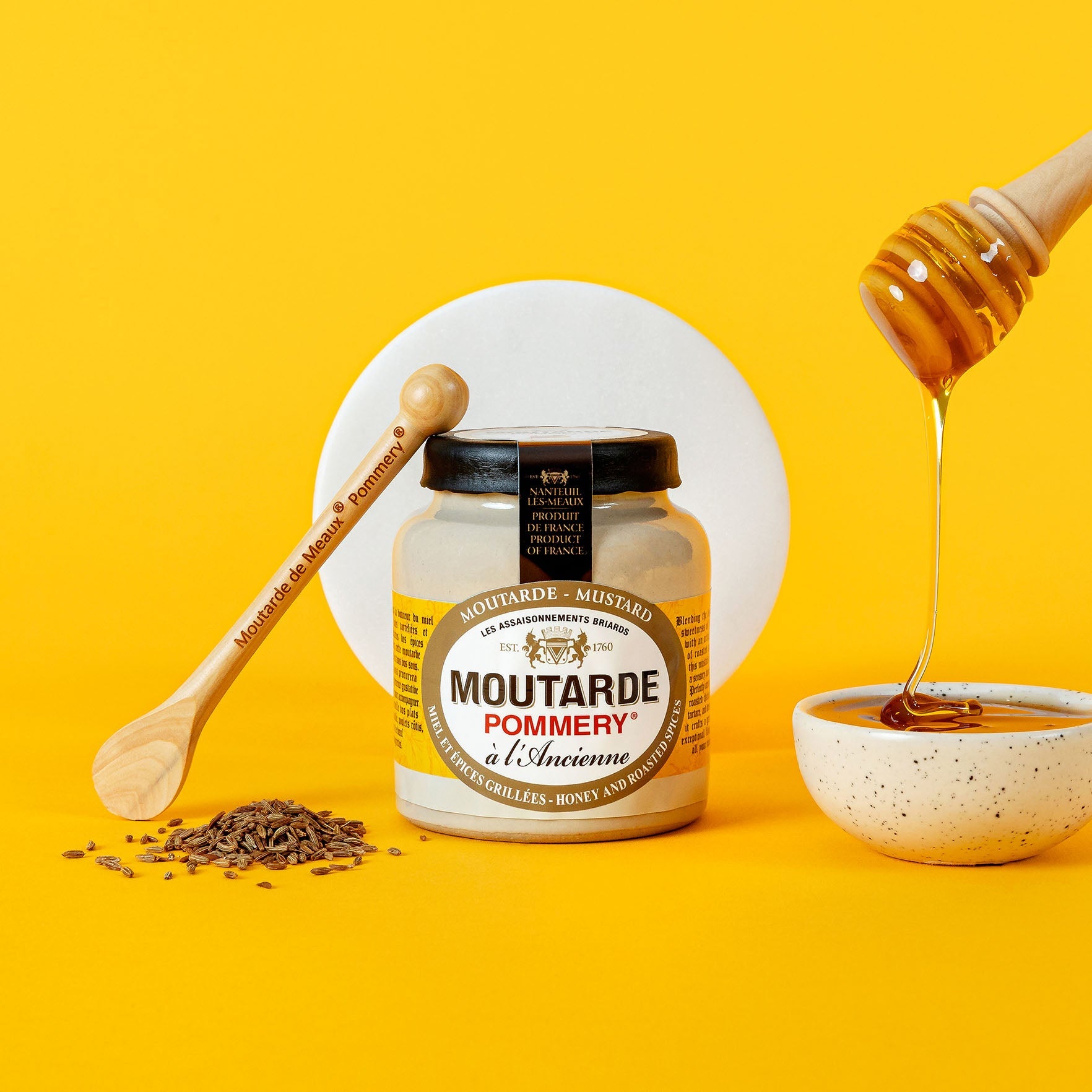 Moutarde au Miel & épices Pommery® 100g