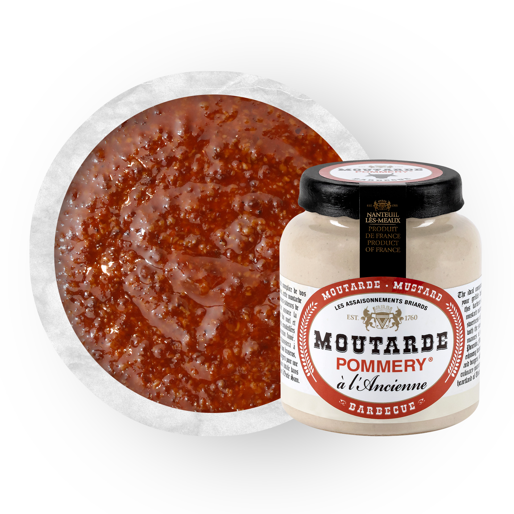 Texture de la Moutarde Barbecue Pommery® 100g