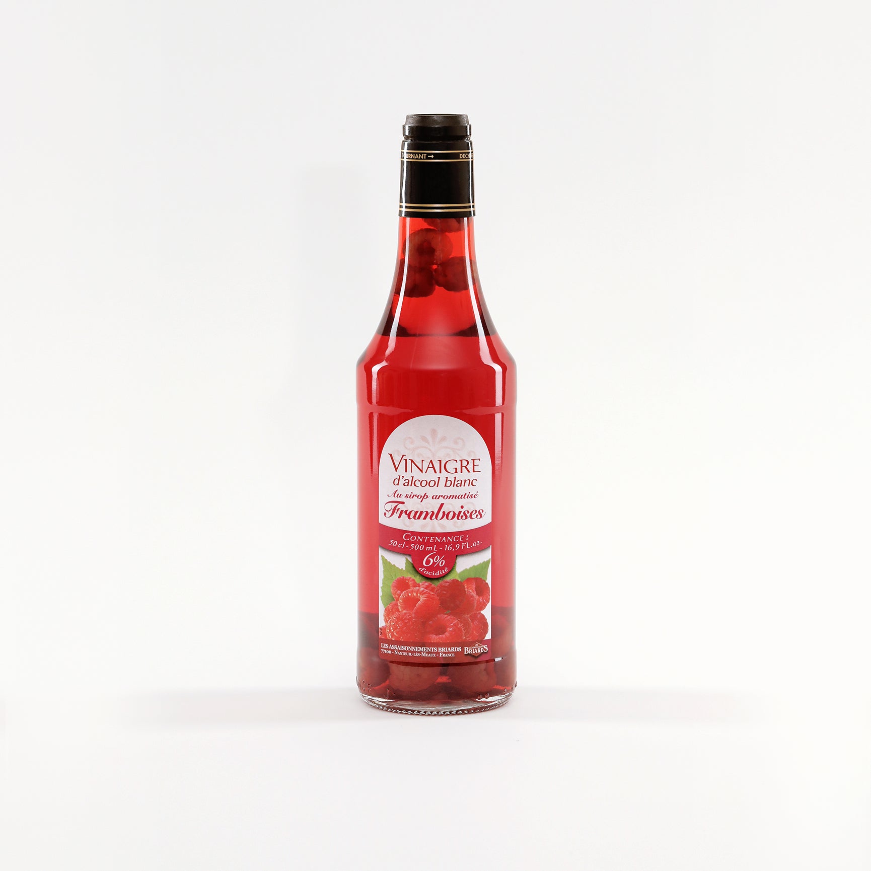 Vinaigre d'alcool 6% au sirop aromatisé fruit de la passion 50cl