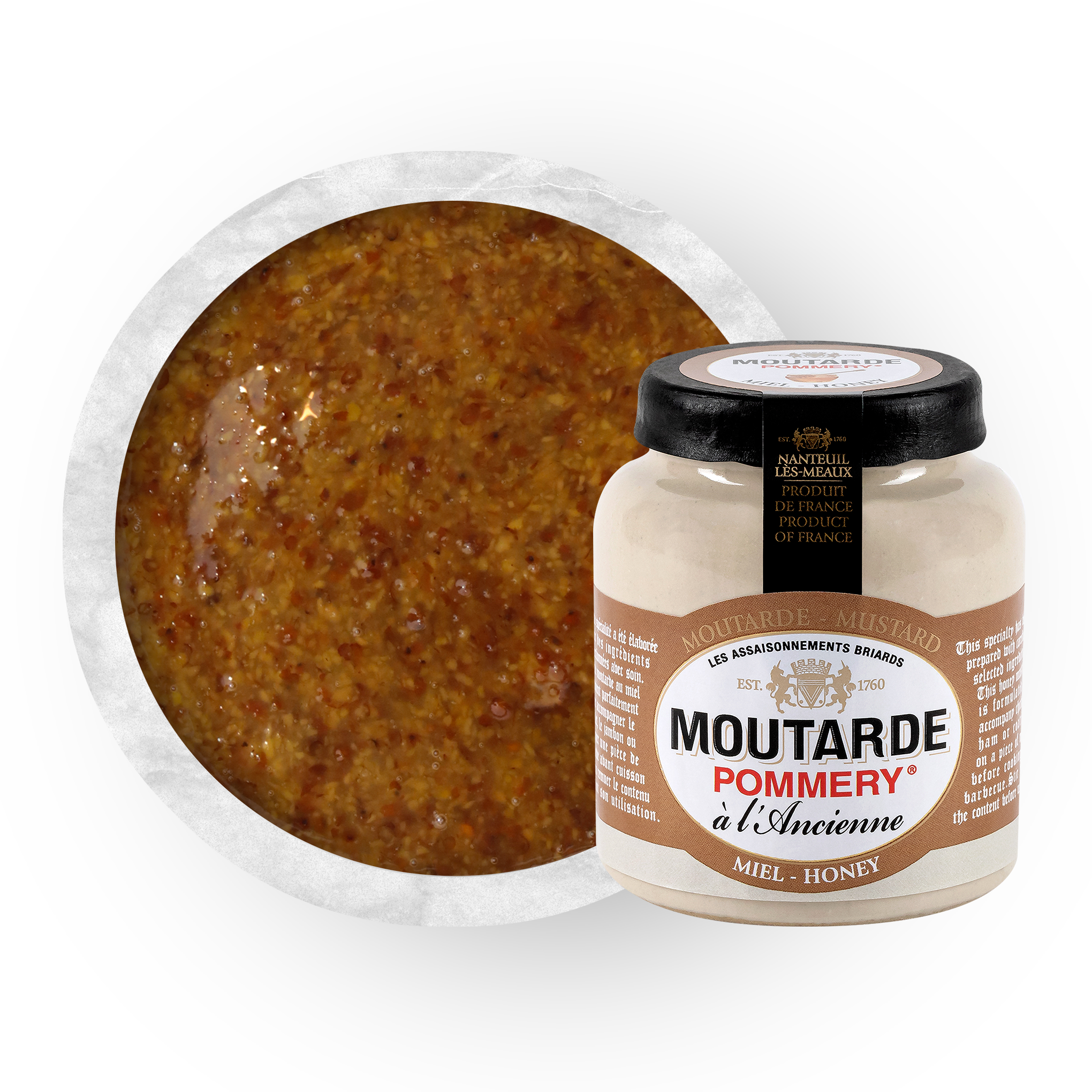 Texture de la Moutarde au Miel Pommery® 100g