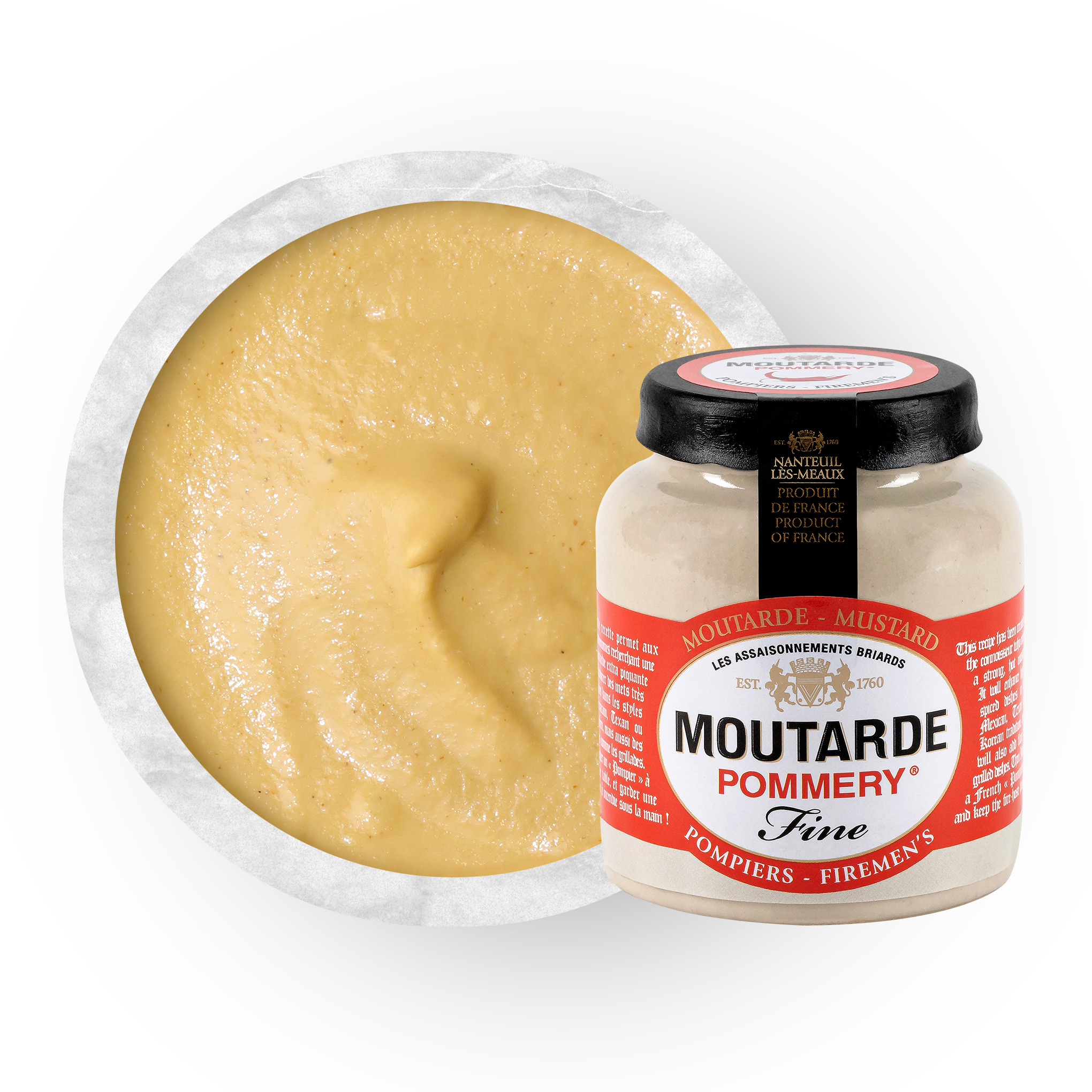 Texture de la Moutarde des Pompiers Pommery® 100g