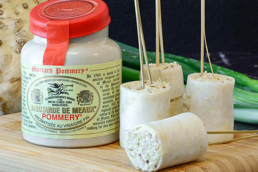 Canneloni de céleri rémoulade à la moutarde ancienne