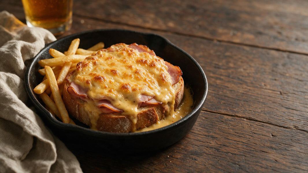 Welsh traditionnel à la moutarde à la Moutarde de Meaux® Pommery®