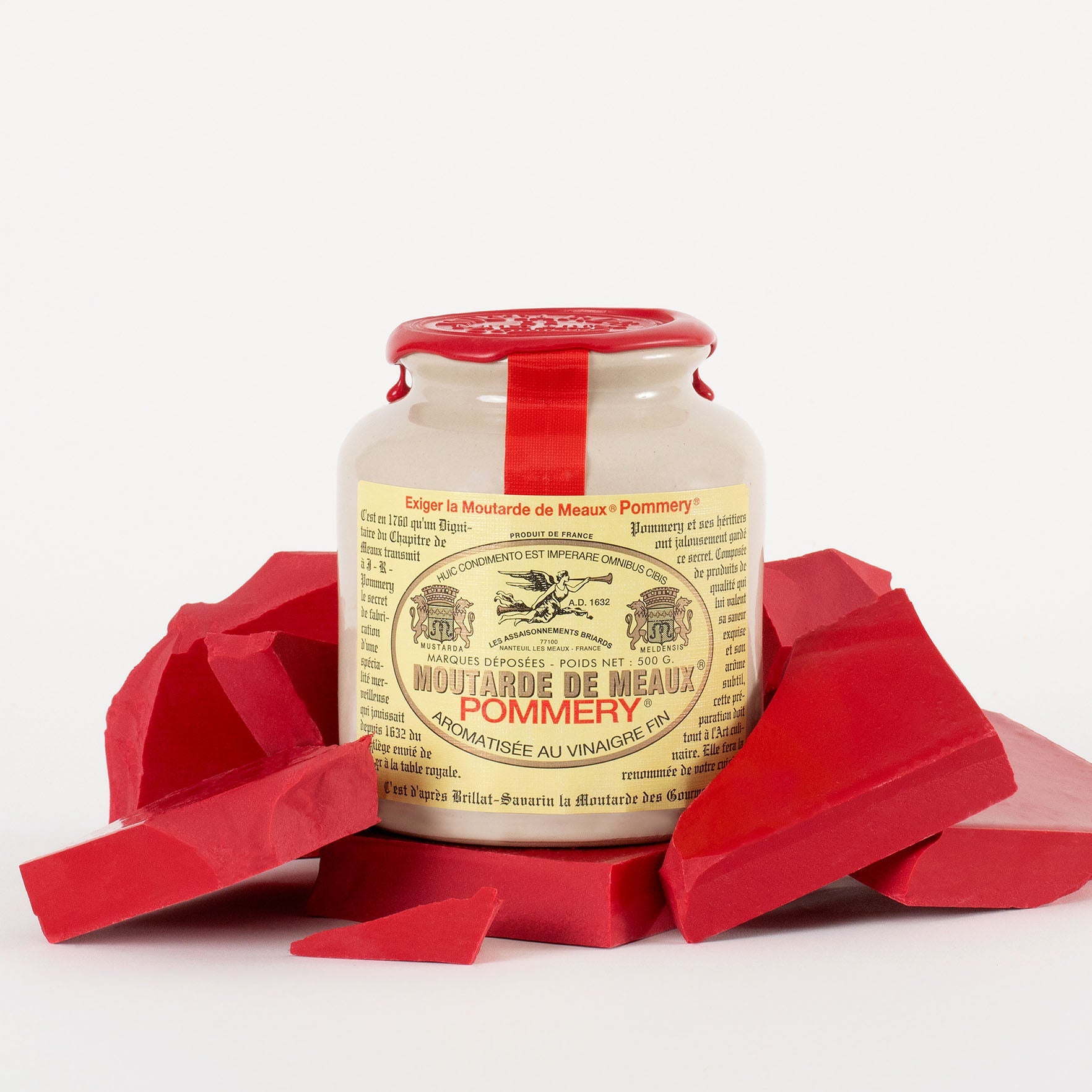 Moutarde de Meaux® Pommery® cirée 500g