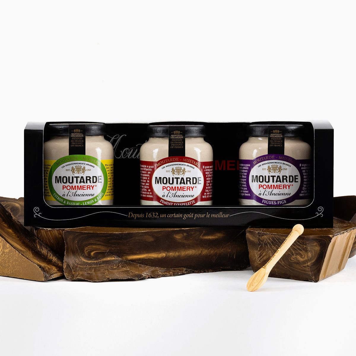Coffret Découverte Moutardes à l'Ancienne Pommery®