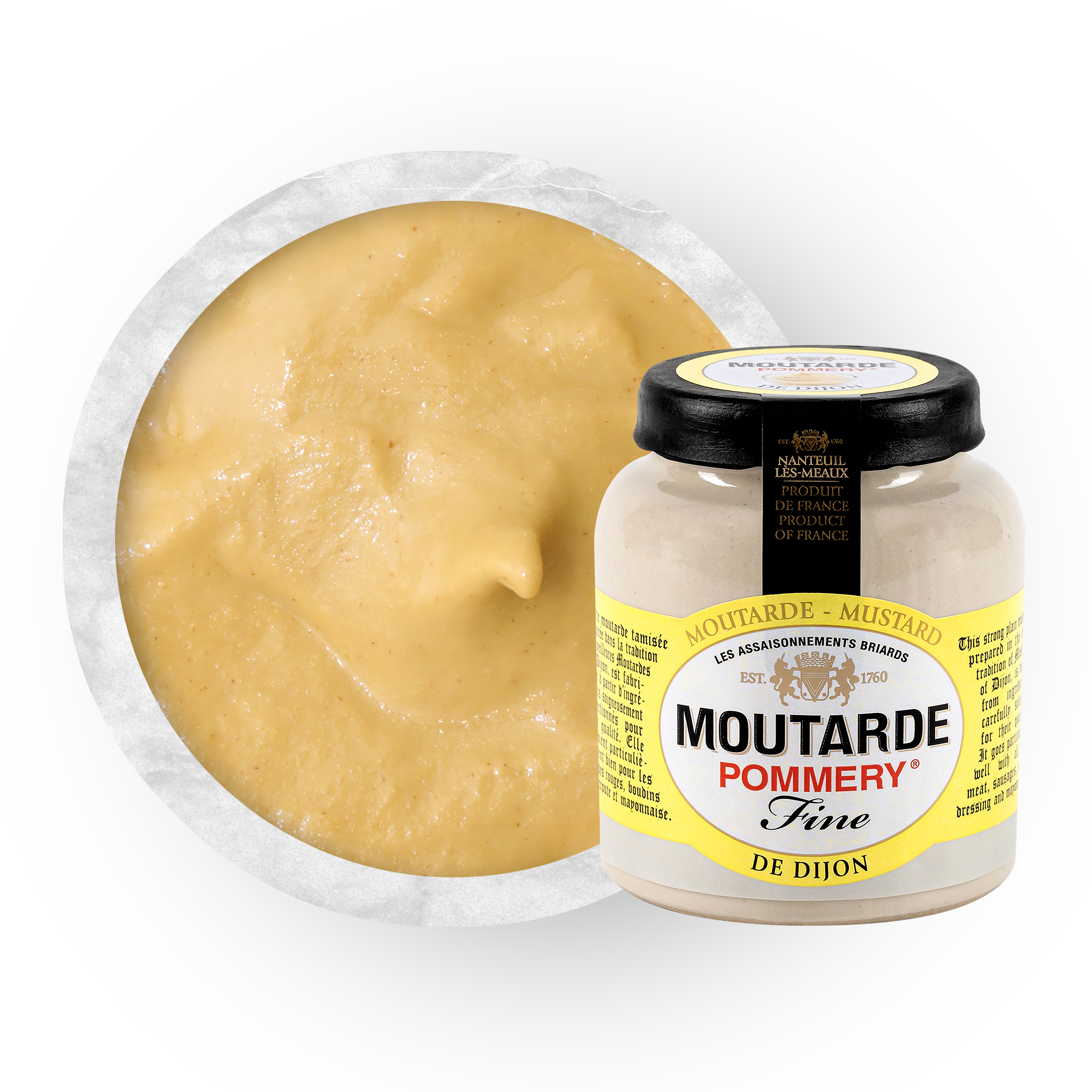 Texture de la Moutarde de Dijon Pommery® 100g