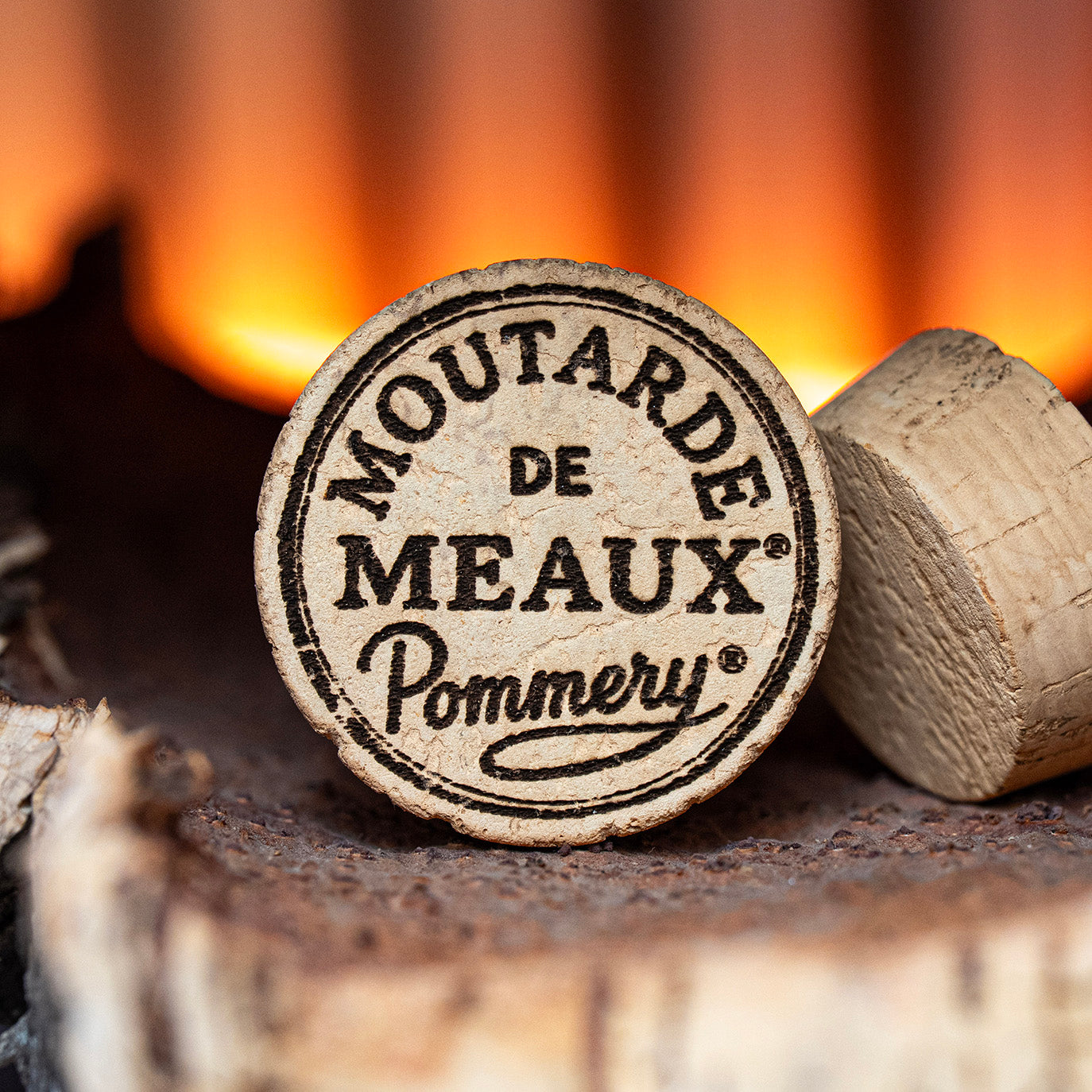 Bouchon liège 100% naturel Moutarde de Meaux® Pommery® 500g Les Assaisonnements Briards