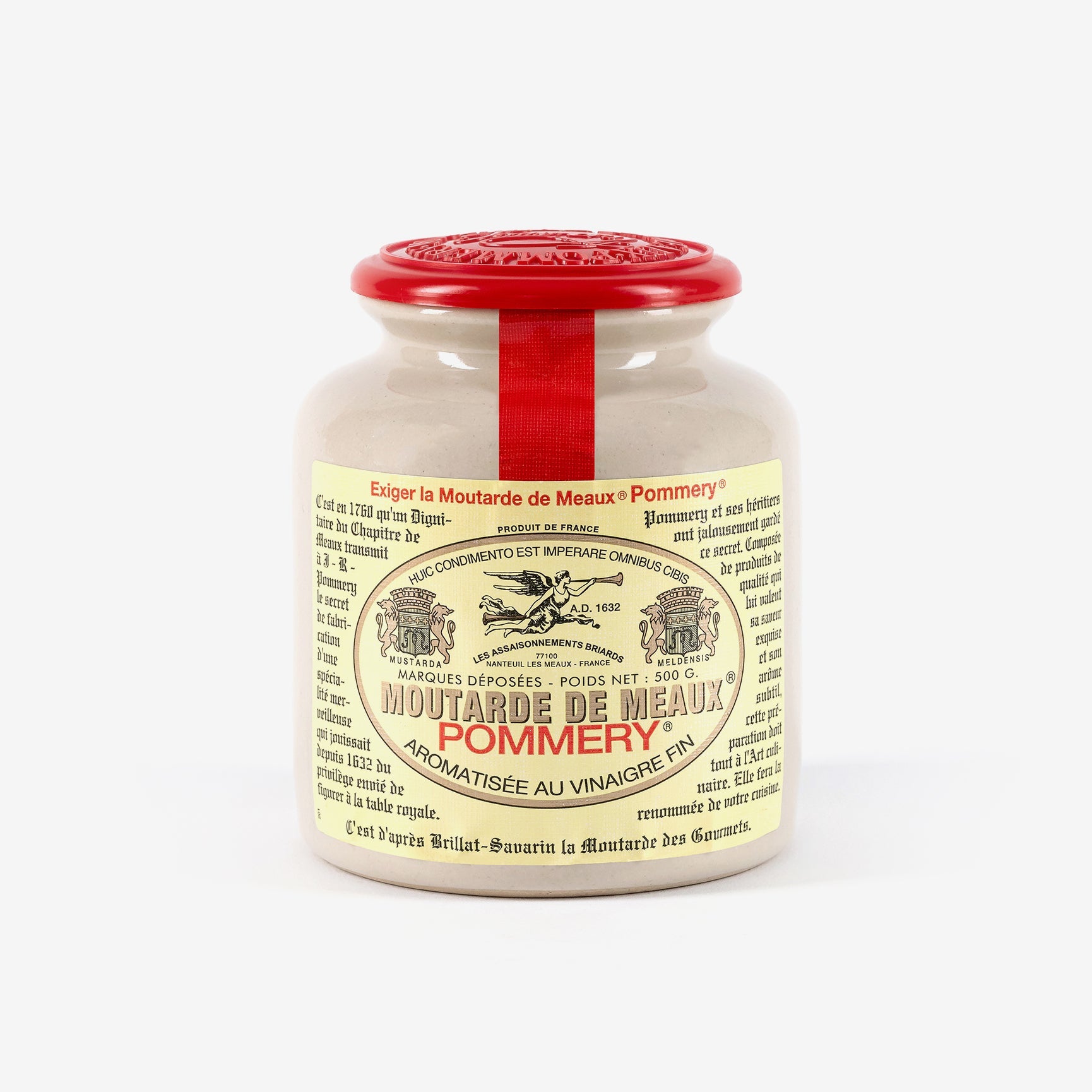 Moutarde de Meaux® Pommery® bouchon plastique 500G