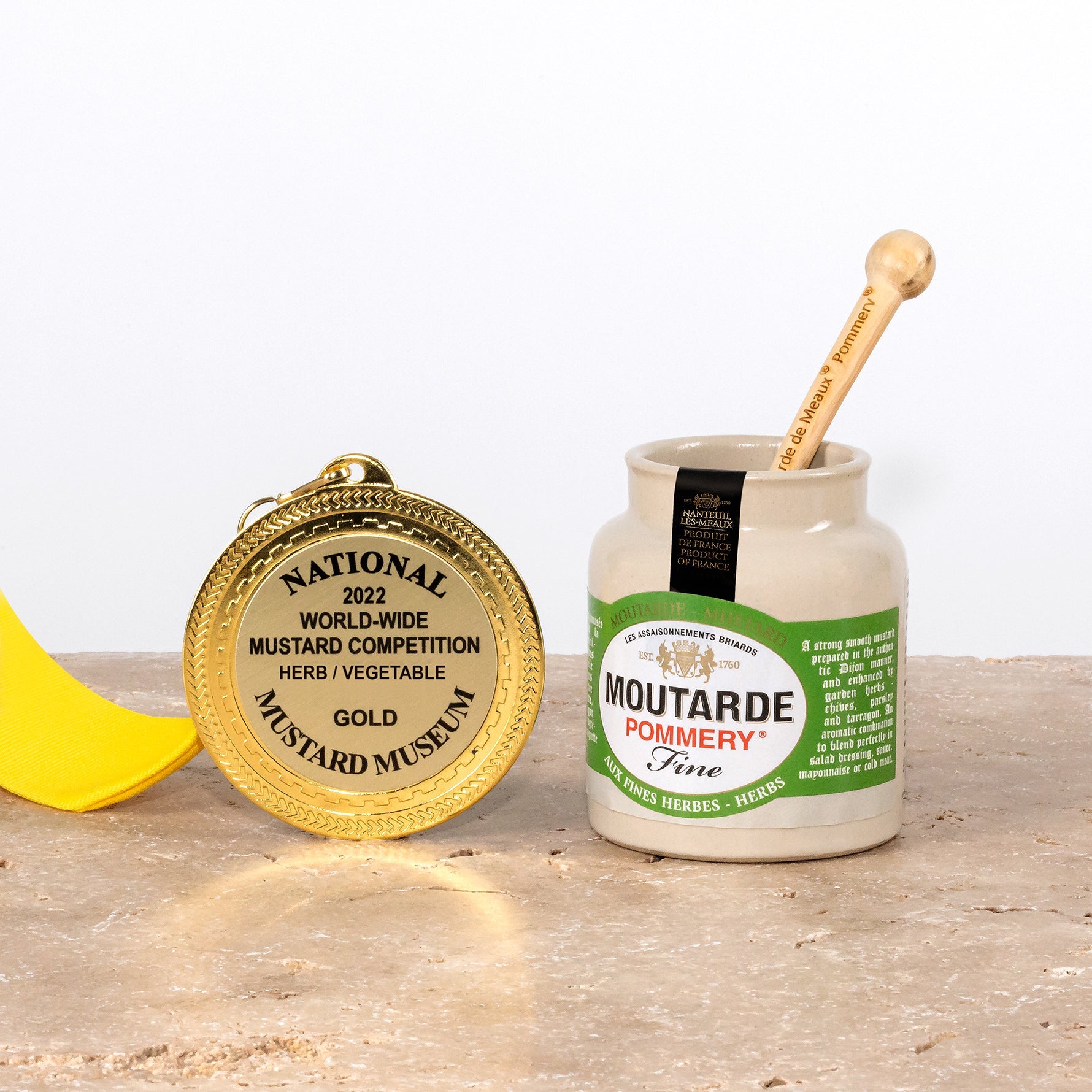 Médaille d'or Moutarde aux fines herbes Pommery® 100g
