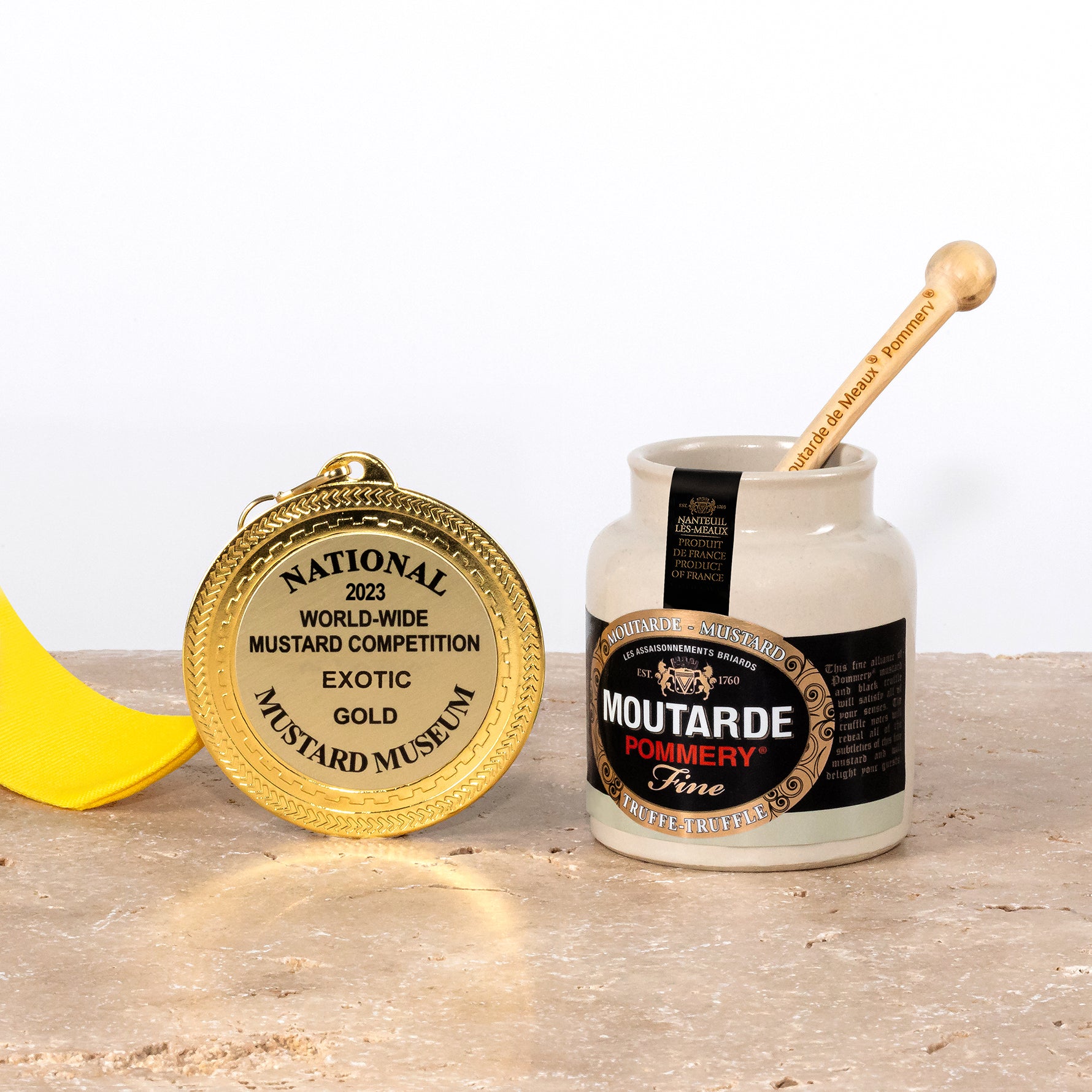 Médaille d'or Moutarde à la truffe Pommery® 100g