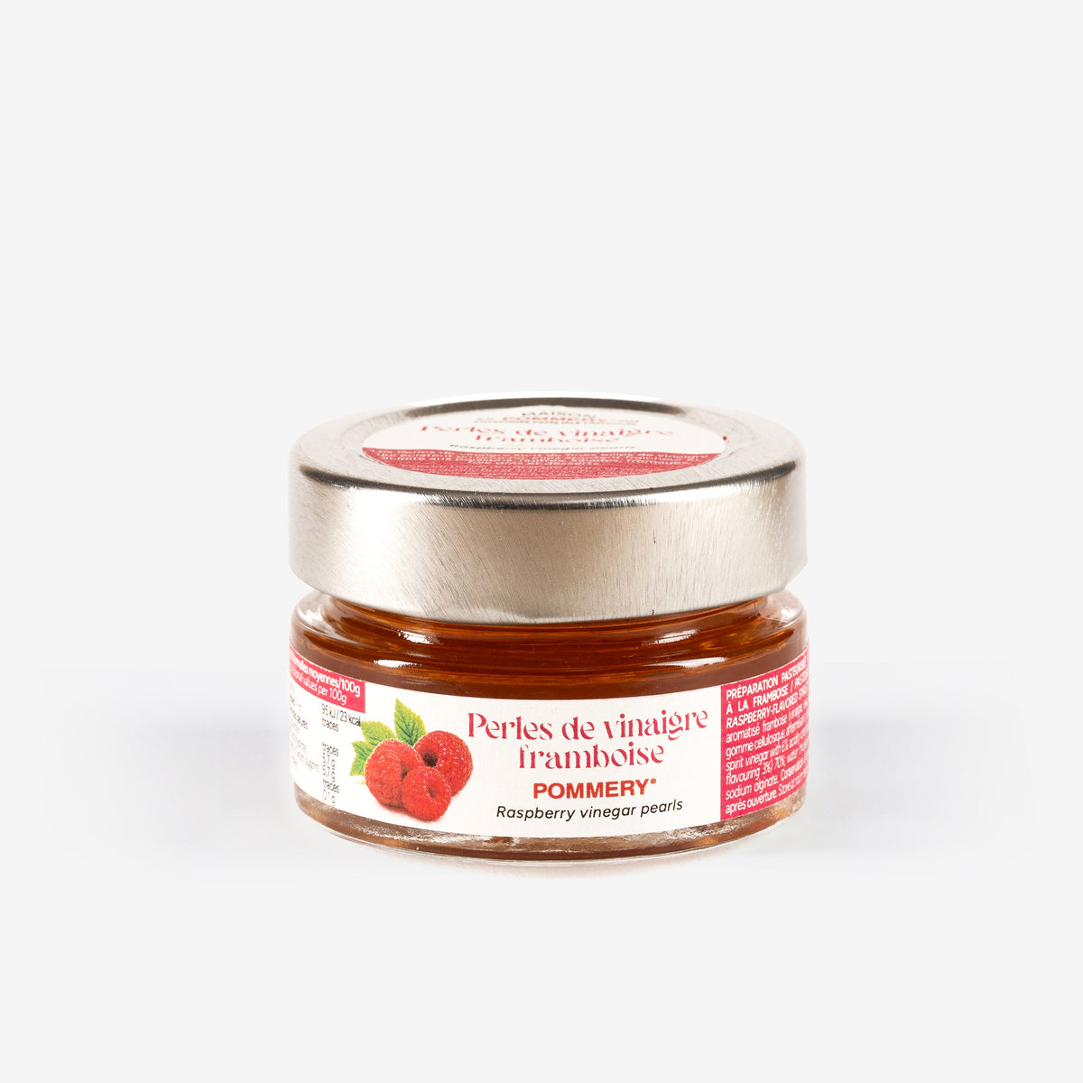 Perles de vinaigre framboise Maison Pommery® 50g Les Assaisonnements Briards