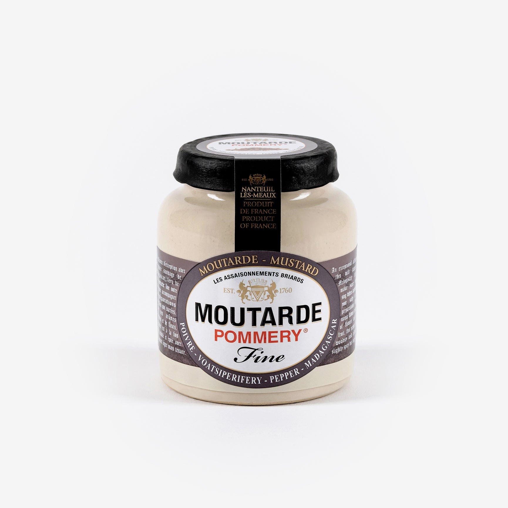 Moutarde au poivre Voatsiperifery Pommery® 100g