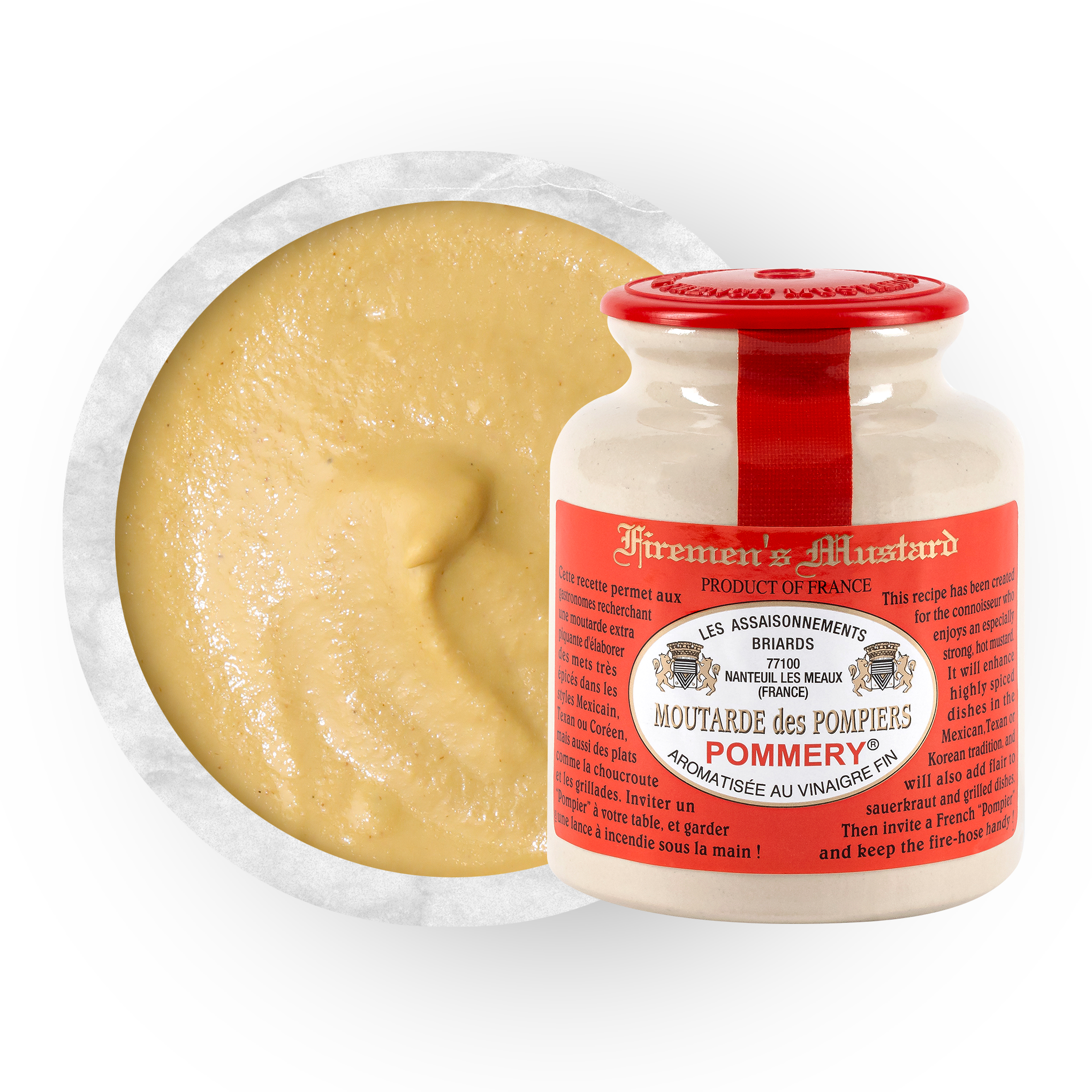 Texture de la Moutarde des Pompiers Pommery® 250g